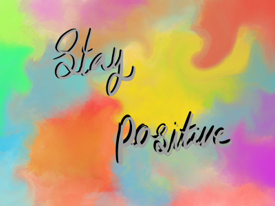 SB Art Digital אבסטרקט ועבודות טקסטורה Stay Positive